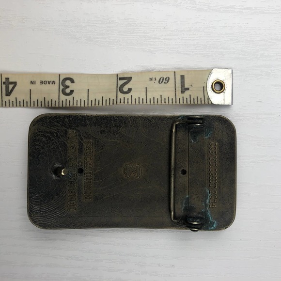 Union Gas Engine Co San Francisco CA Belt Buckle Morrison & Marvin Engineworks - Picture 7 of 9